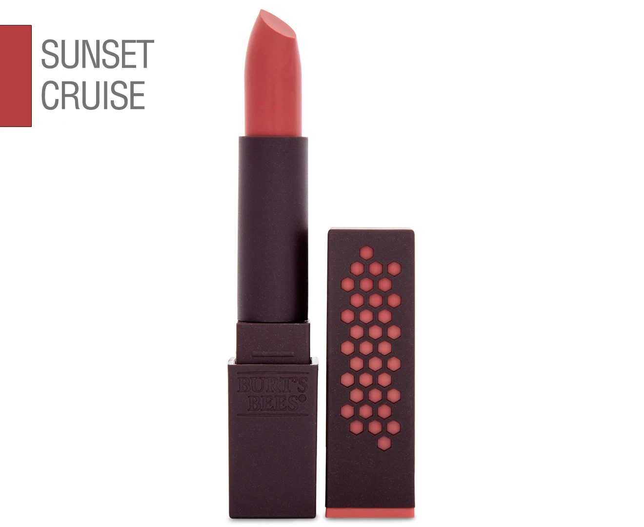 Burt's Bees Satin Lipstick 3.4g - Sunset Cruise