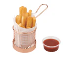 Olympia Presentation Basket Copper with Handle - 80 Dia x 80mm H - Copper