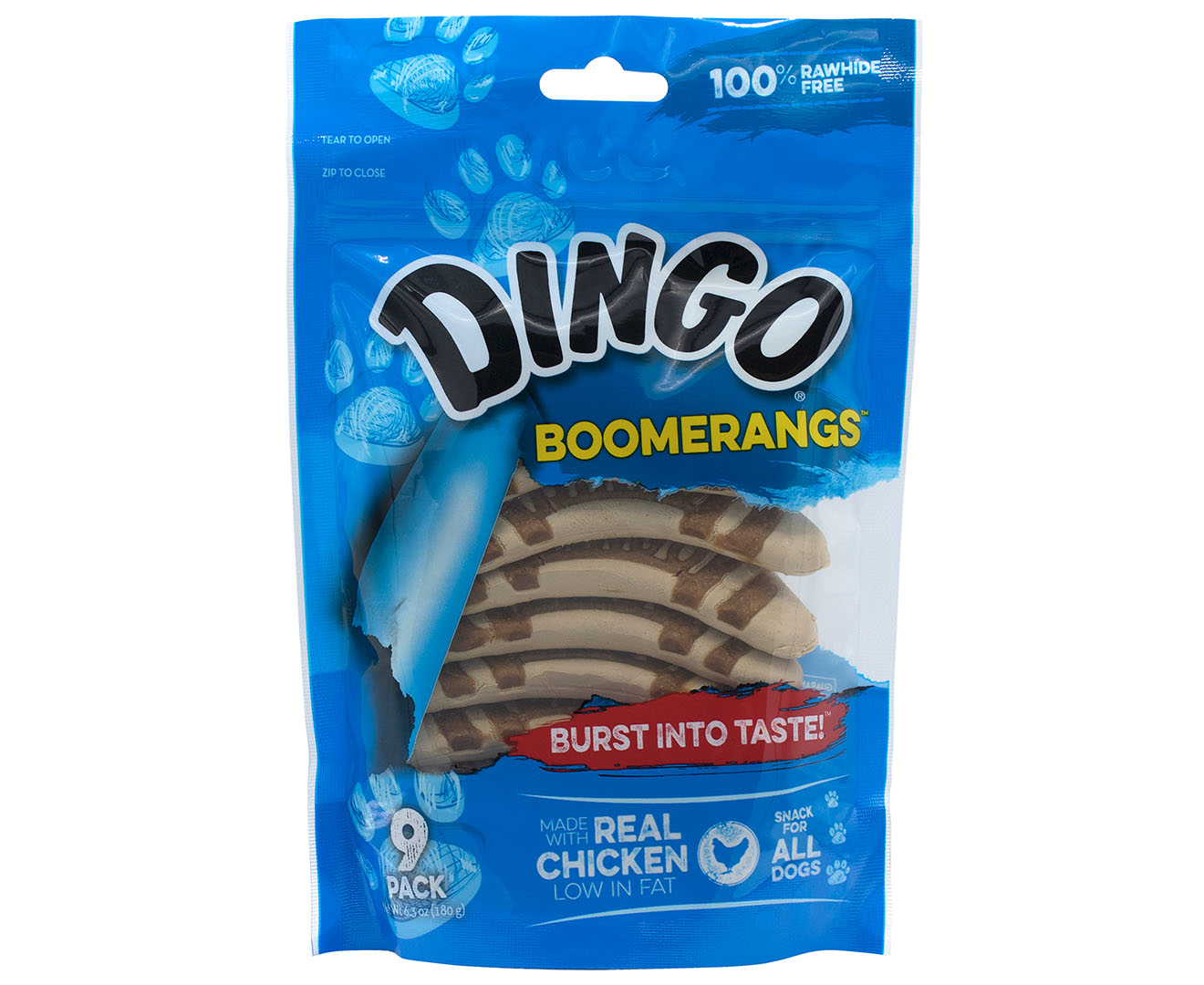 Dingo boomerang 2025 dog treats