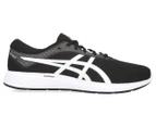 ASICS Men's Patriot 11 Running Sports Shoes - Black/White