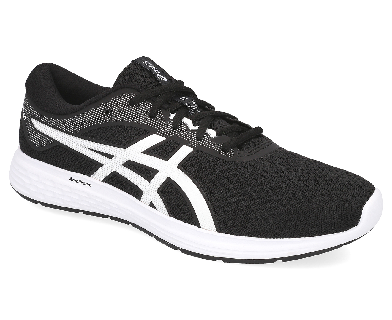 ASICS Men's Patriot 11 Running Sports Shoes - Black/White | Catch.co.nz