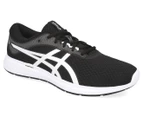 ASICS Men's Patriot 11 Running Sports Shoes - Black/White