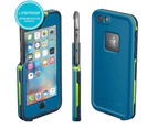 Blue Lifeproof Fre Tough Case Cover Waterproof Shockproof for iPhone 6+/6s Plus