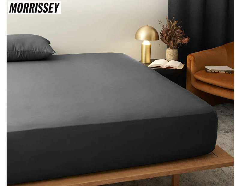 Morrissey Luxury 1200TC Cotton Rich Fitted Sheet - Coal