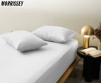 Morrissey Luxury 1200TC Cotton Rich Pillowcase 2-Pack - White
