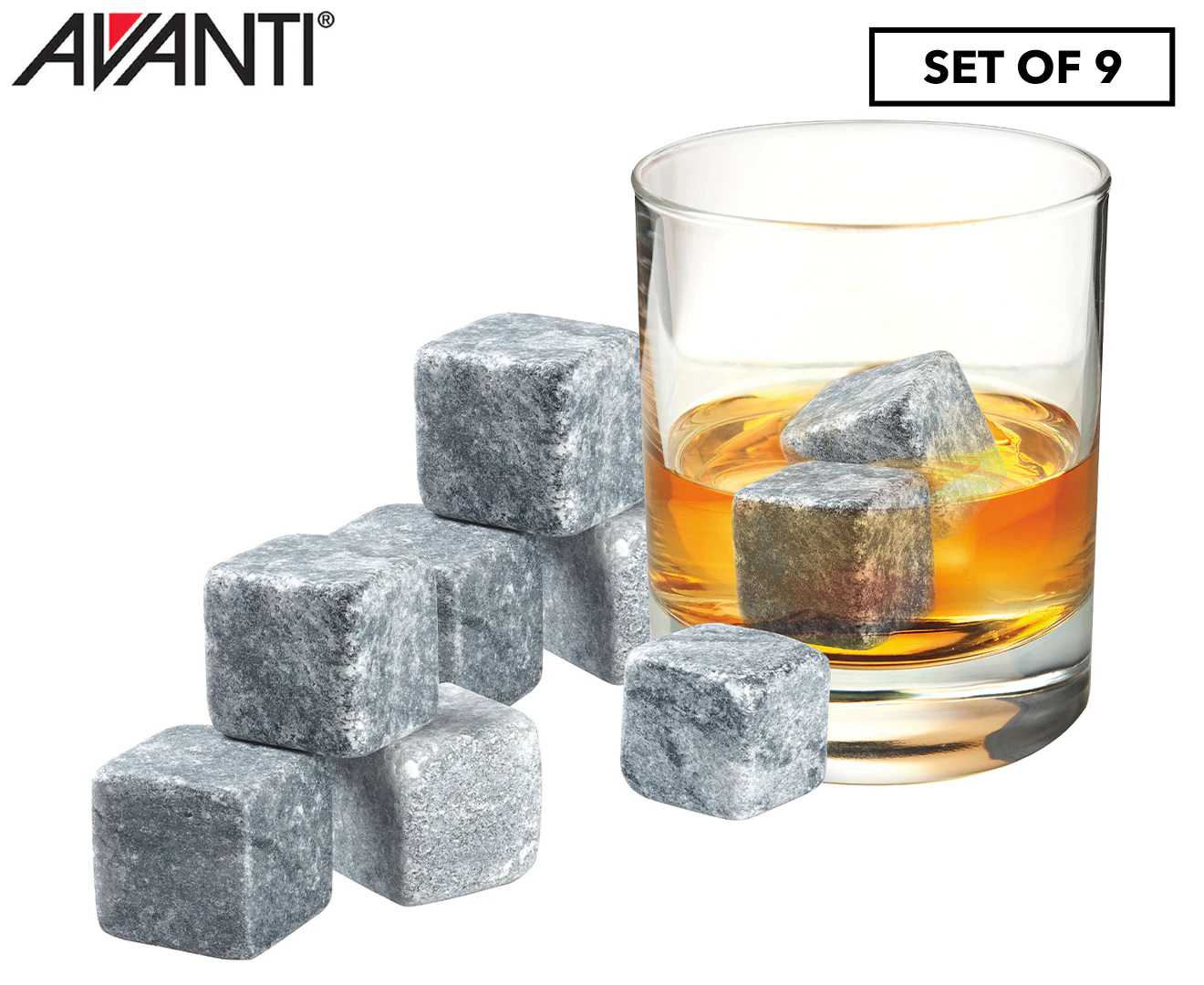 Avanti 9-Piece Whiskey Rock Set