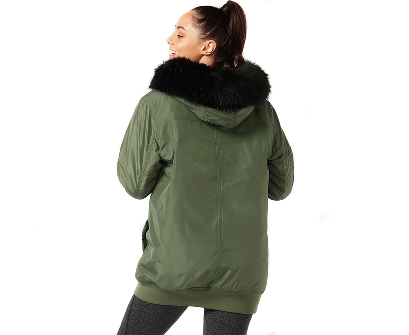 lorna jane tech puffa coat