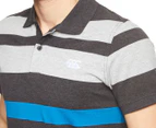 Canterbury Men's Split Yarn Dye Polo Shirt - Vanta Black Marle