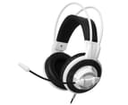 Catzon G925 Stereo Lightweight Over ear Gaming Headset Professional Gamer Headphone with Mic 3.5mm plug Headphones-White 1