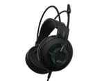 Catzon G925 Stereo Lightweight Over ear Gaming Headset Professional Gamer Headphone with Mic 3.5mm plug Headphones-Green 1