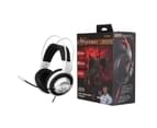 Catzon G925 Stereo Lightweight Over ear Gaming Headset Professional Gamer Headphone with Mic 3.5mm plug Headphones-White 5