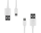 2x Aerocool 3m USB Lightning Sync/Charging Cable MFI for iPhone X XR Max 8 7 6 5