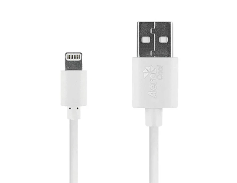 Aerocool 3m USB Lightning Sync/Charging Cable MFI for iPhone X XR Max 8 7 6 5 WH