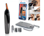 Philips NT3160 Nose Ear Eyebrow Hair Trimmer Shaver - Washable/No Pulling/No Cut
