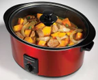 Morphy Richards 6.5L 290W Sear & Stew Slow Cooker - Red