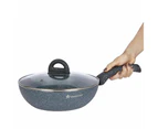 Wonderchef Granite Wok with Lid 20cm