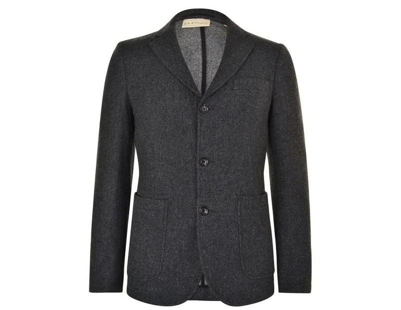 DKNY Men Formal Jacket Coat Top - Dark Grey