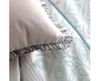 Logan & Mason Platinum King Bed Quilt Cover Set - Sienna Mist