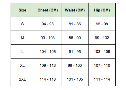 tommy polo size chart