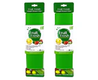 4pc Fruit Fresh Crisper Drawer Liner Vegetable Saver Refrigerator Mat Set Green