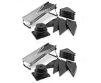 2x Avanti Mandolin Multi V Slicer Stainless Steel Cutter 5 Blades Julienne Slice