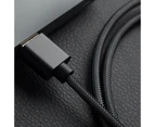 gocomma 3PCS USB3.1 Network Cable for Android Type-C Fast Charge - BLACK