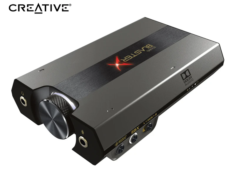 Creative Sound BlasterX G6 Portable USB Gaming Sound Card