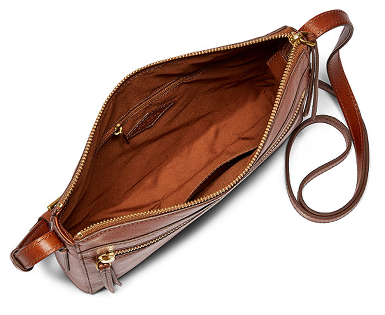 Fossil Felicity Crossbody Bag - Medium Brown | Catch.co.nz