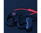 K100 Wireless Bluetooth Headphone Sport Bass Stereo Ear Hook Portable-Red