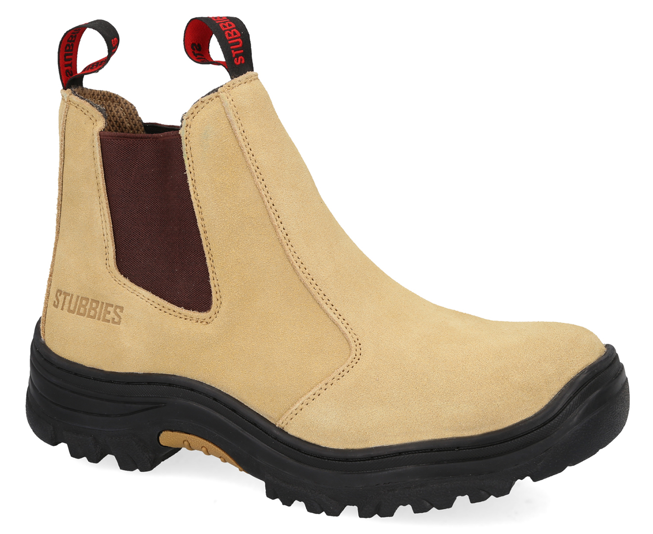 Stubbies Men s Axle Suede Pull Up Safety Boot Sand Catch .au