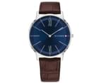 Tommy Hilfiger Men's 40.5mm Cooper Leather Watch - Brown 1