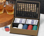 Classic Poker Set With Book Style Case
