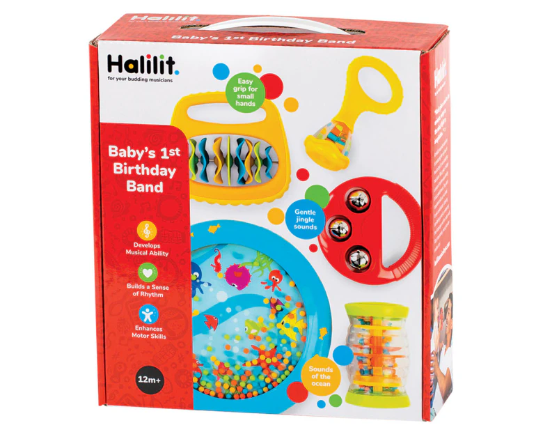 Halilit Baby's First Birthday Band Playset