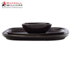 Maxwell & Williams 3-Piece Forma Square & Rectangular Platter & Bowl Set - Black