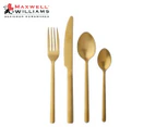 Maxwell & Williams Elemental Cutlery Set 16 Piece Gold