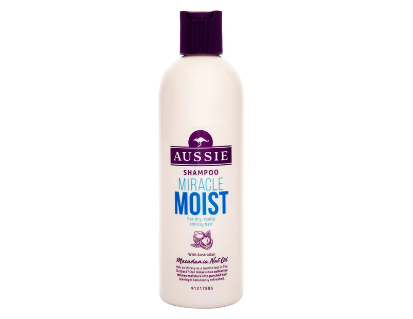 Aussie Miracle Moist Shampoo 300mL