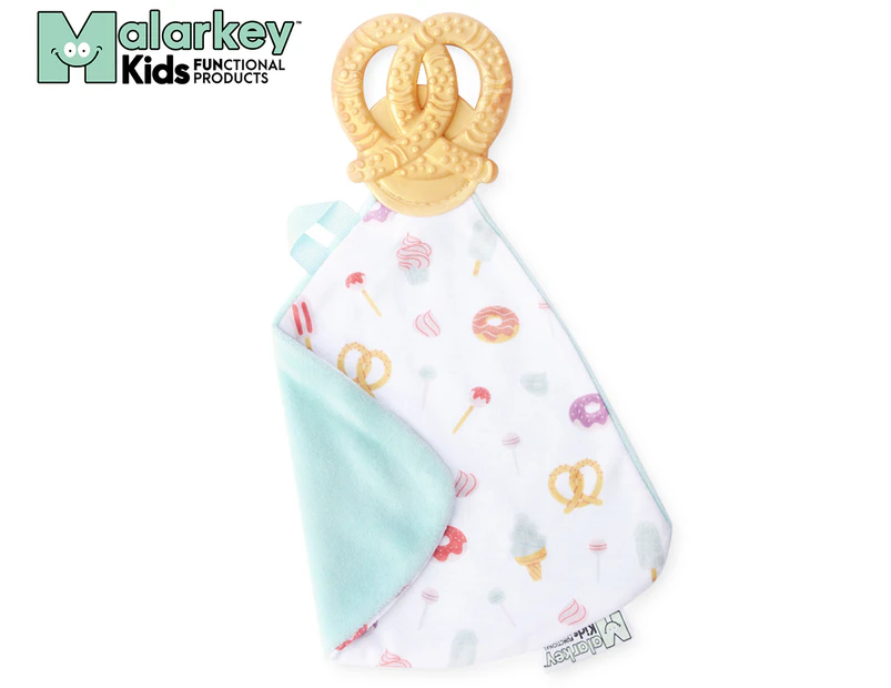 Malarkey Kids Munch-It Teething Security Comforter Blanket - Sweet & Salty
