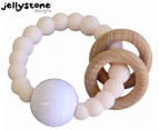 Jellystone Designs Cloud Teether - Blush/White