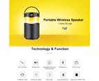 Catzon Y8 Mini Bluetooth Speaker Portable Wireless Speaker Sound System 3D Stereo Music Surround Support TF AUX USB-Coffee