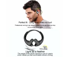 Catzon S13 Bluetooth Headphone IPX5 Waterproof Wireless Sport Earphones HiFi Sweatproof Sports Earphones Mic -Red