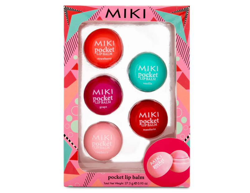 MIKI Pocket Lip Balm Set 27.5g