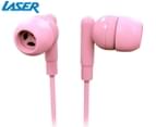 Laser In-Ear Headphones w/ Microphone - Rose Quartz 1