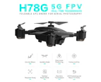 JJR/C H78G GPS Drone with Camera 1080P 5G Wifi FPV Foldable Altitude Hold RC Quadcopter - Black