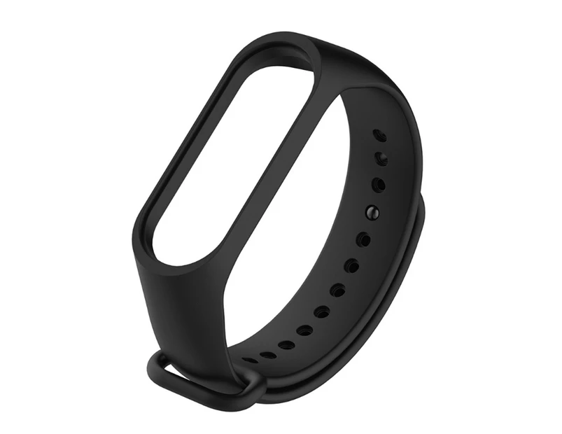 Silicone Bracelet Band Wristband Wrist Strap For Xiaomi Mi Band 4 / Mi Band 3 - BLACK