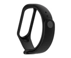 Silicone Bracelet Band Wristband Wrist Strap For Xiaomi Mi Band 4 / Mi Band 3 - BLACK