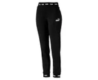 Puma Women's Amplified Trackpants / Tracksuit Pants - Cotton Black