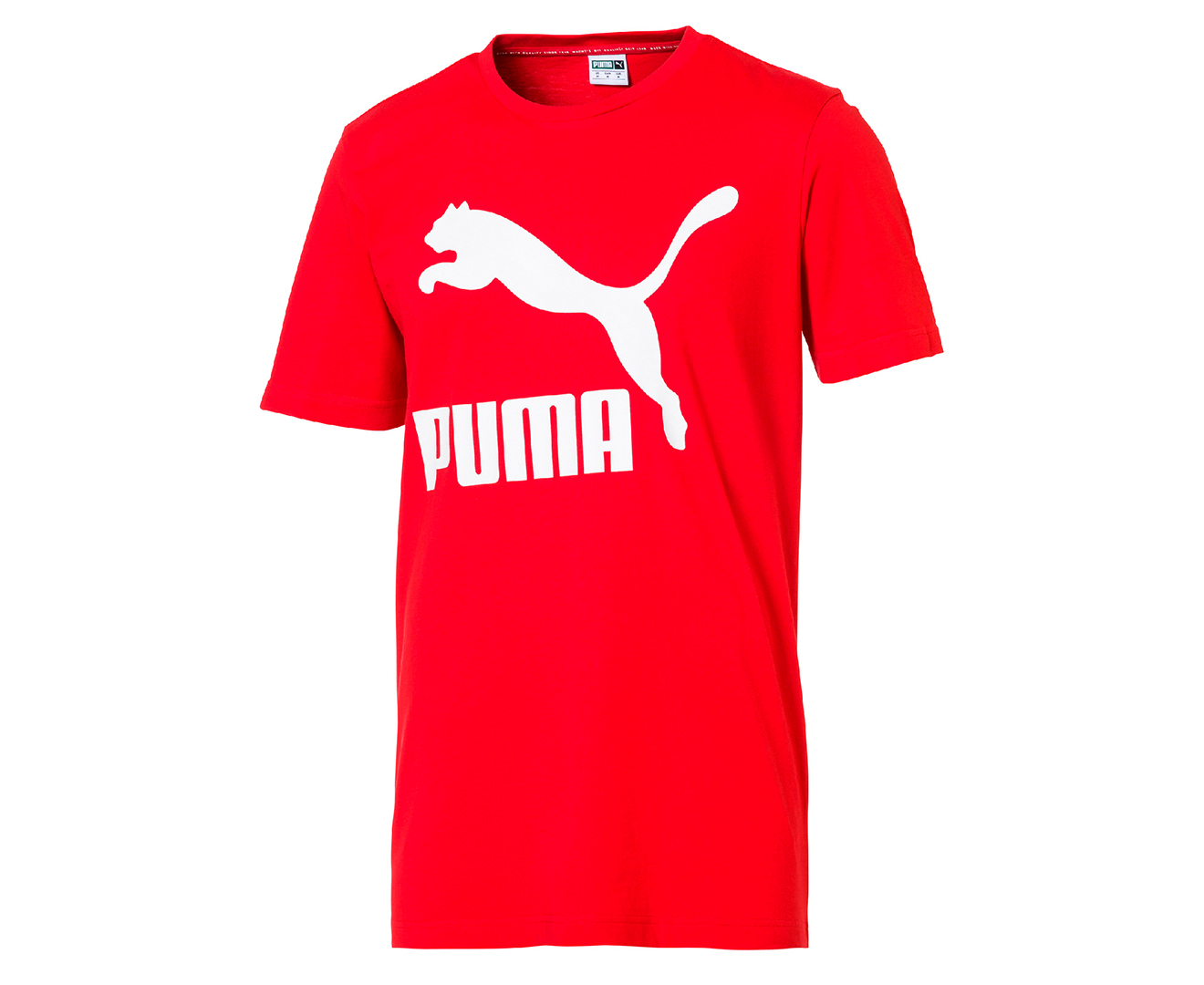 Puma Men's Classic Logo Tee / T-Shirt / Tshirt - High Risk Red | Catch ...