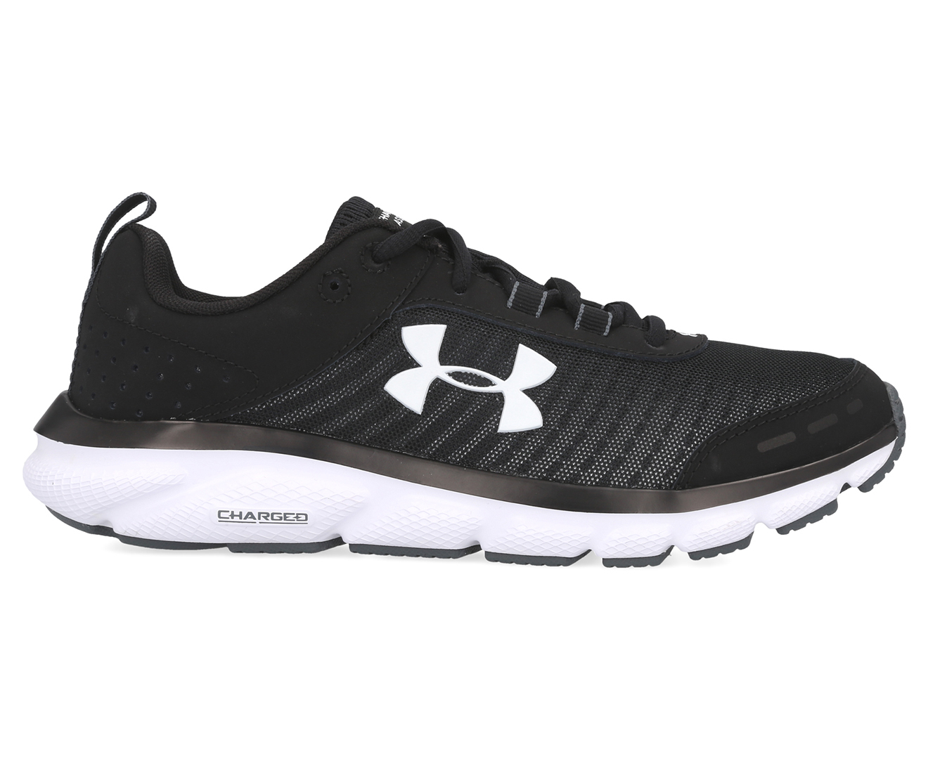 Under Armour Women's UA Charged Assert 8 Shoe - Black/White | Catch.co.nz