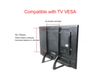 Black Metal Steel Bracket for Flat LED LCD Screen TV Desktop Table Top Stand Holder (32~70inch)
