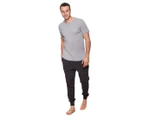 Calvin Klein Men's Pyjama Set - Dark Charcoal/Heather Grey
